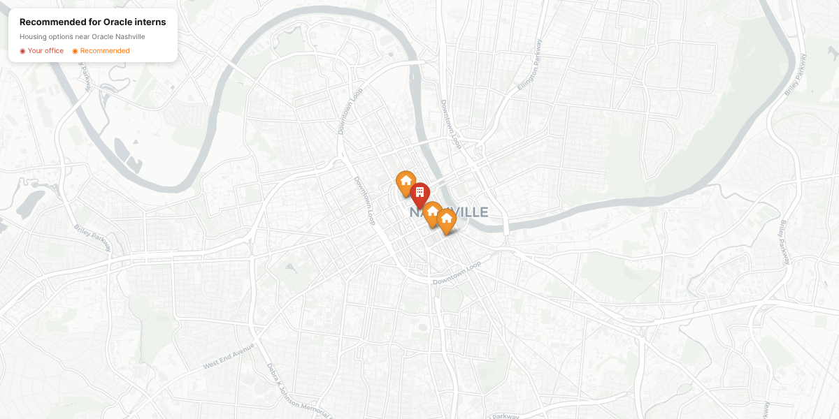 Nashville map